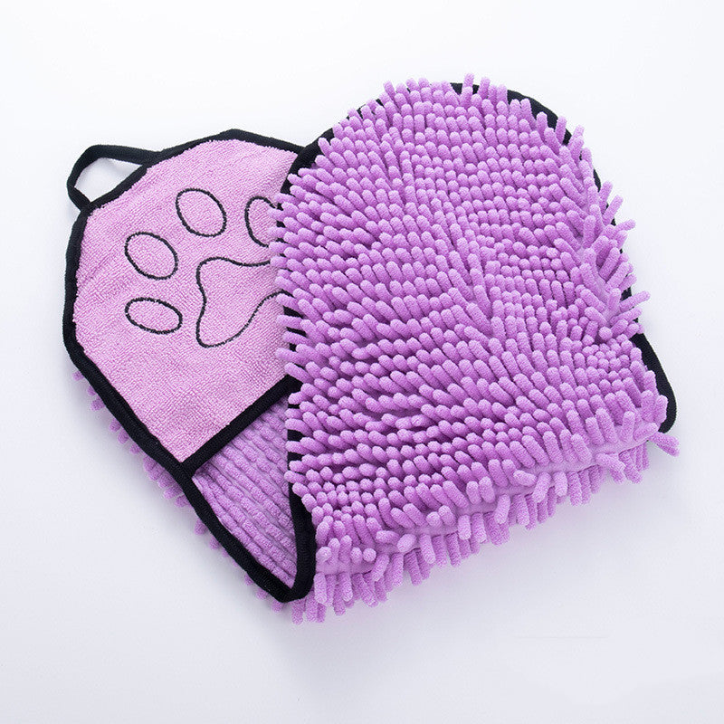 Super Absorbent Microfiber Dog & Cat Bath Towel – Quick-Dry Pet Bathrobe
