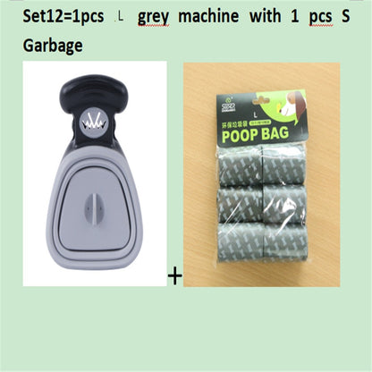 Foldable Dog Pooper Scooper Set with Degradable Bags – Portable Waste Cleaner for Pets 🐾