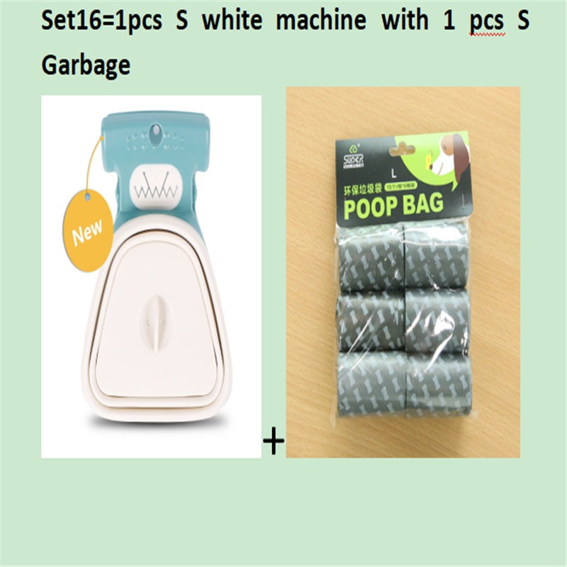 Foldable Dog Pooper Scooper Set with Degradable Bags – Portable Waste Cleaner for Pets 🐾