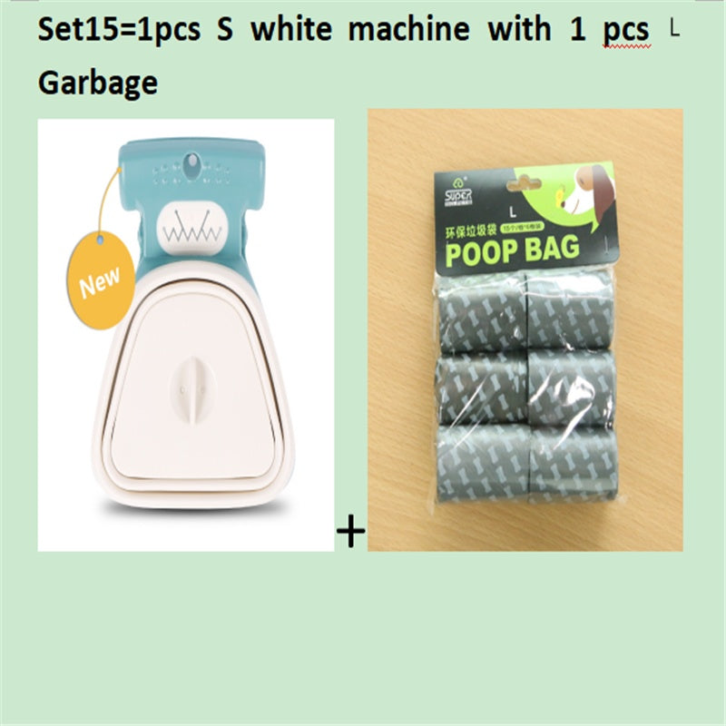 Foldable Dog Pooper Scooper Set with Degradable Bags – Portable Waste Cleaner for Pets 🐾