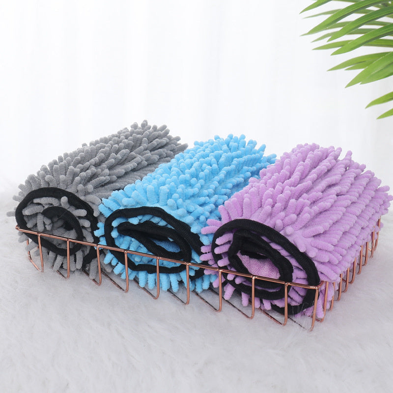 Super Absorbent Microfiber Dog & Cat Bath Towel – Quick-Dry Pet Bathrobe