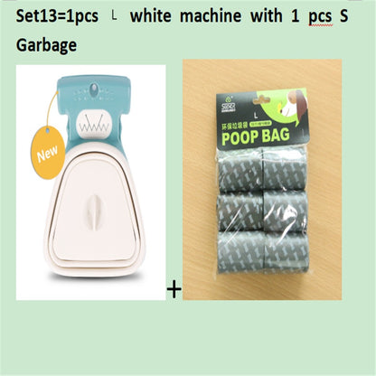 Foldable Dog Pooper Scooper Set with Degradable Bags – Portable Waste Cleaner for Pets 🐾