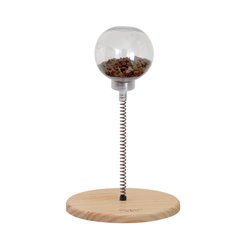 Cat Treat Dispenser Toy with Catnip – Interactive Slow Feeder for Cats & Small Dogs