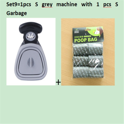 Foldable Dog Pooper Scooper Set with Degradable Bags – Portable Waste Cleaner for Pets 🐾