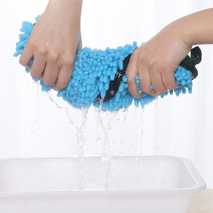 Super Absorbent Microfiber Dog & Cat Bath Towel – Quick-Dry Pet Bathrobe