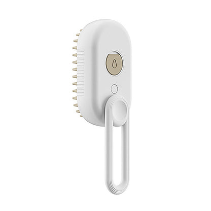3-in-1 Electric Steam Pet Brush – Spray Grooming & Hair Removal Comb for Cats & Dogs 🐾