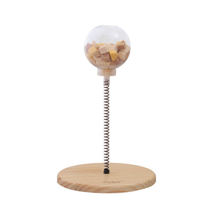 Cat Treat Dispenser Toy with Catnip – Interactive Slow Feeder for Cats & Small Dogs