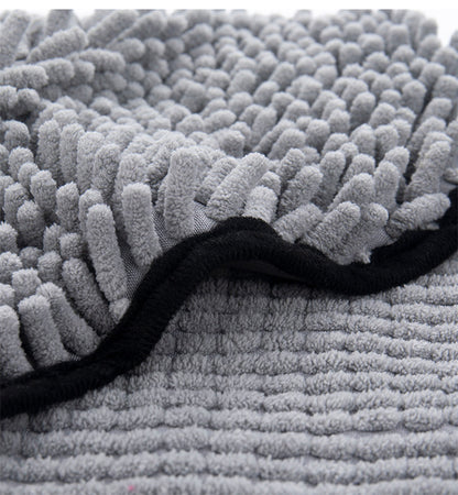 Super Absorbent Microfiber Dog & Cat Bath Towel – Quick-Dry Pet Bathrobe