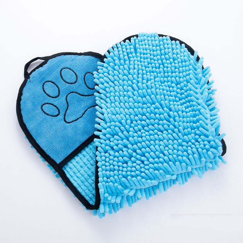 Super Absorbent Microfiber Dog & Cat Bath Towel – Quick-Dry Pet Bathrobe