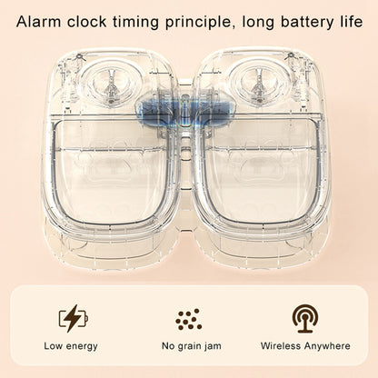Smart Automatic Pet Feeder with Timer – Stainless Steel Food Dispenser for Dogs & Cats